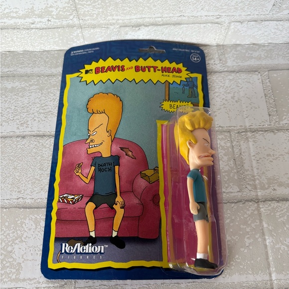 Beavis and Butt-Head “Beavis” ReAction Figure NEW Posable Action Figure - Picture 4 of 5